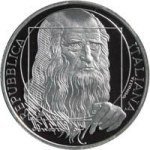 (№2006km285) Монета Италия 2006 год 10 Euro (ученый-энциклопедист Леонардо да Винчи)