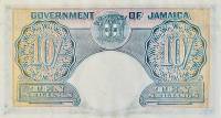 (№1939P-38a) Банкнота Ямайка 1939 год "10 Shillings"