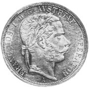 (№1866km2231) Монета Австрия 1866 год 2 Florin