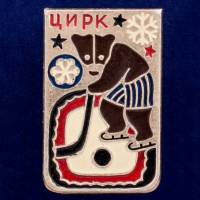 26849\120531 Значок "Цирк. Медведь на льду"