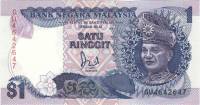 () Банкнота Малайзия 1982 год   ""   UNC