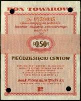 (№1960P-FX14) Банкнота Польша 1960 год "50 Cents"