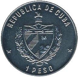 (1988) Монета Куба 1988 год 1 песо &quot;Балет&quot;  Медь-Никель  UNC
