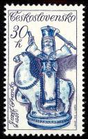 (1978-060) Марка Чехословакия "Всадник на коне"    Словацкая керамика II Θ