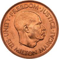 (№1964km17) Монета Сьерра-Леоне 1964 год 1 Cent