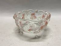 Конфетница цветное стекло клен