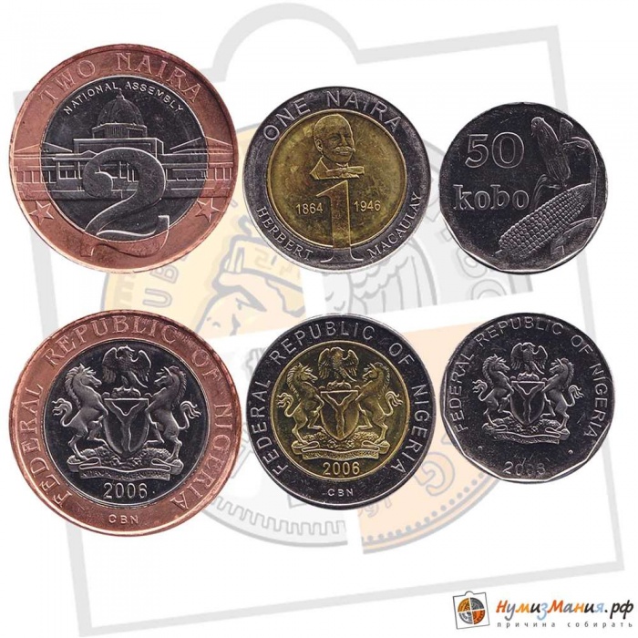 () Монета Нигерия 2006 год &quot;&quot;   UNC