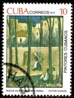 (1979-045) Марка Куба "Травник"    Картины Виктора Мануэля Гарсии III O