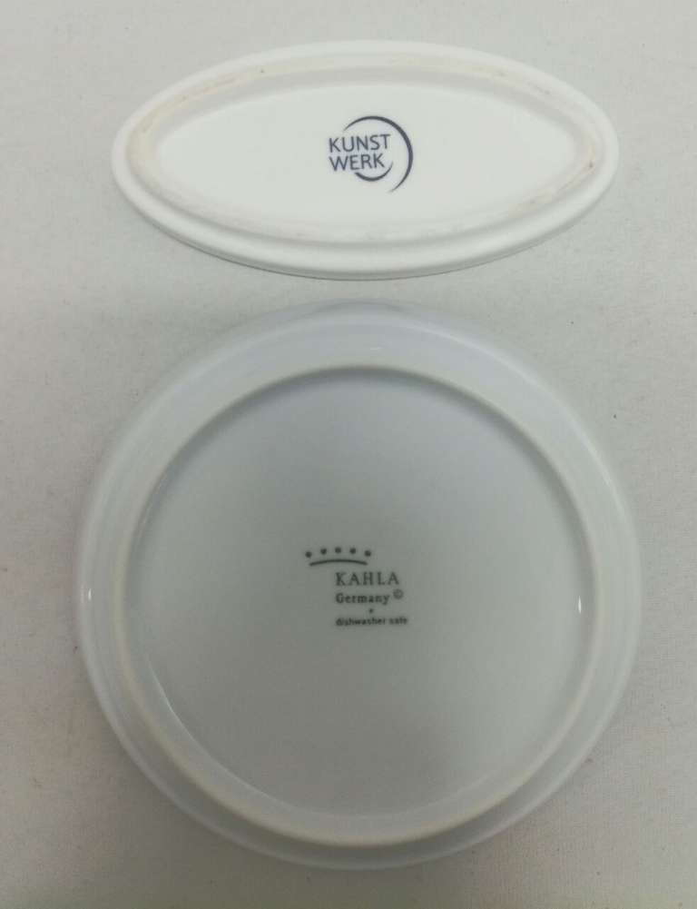 Столовая посуда, тарелка + маленькое блюдо, KUNSTWERK + KAHLA