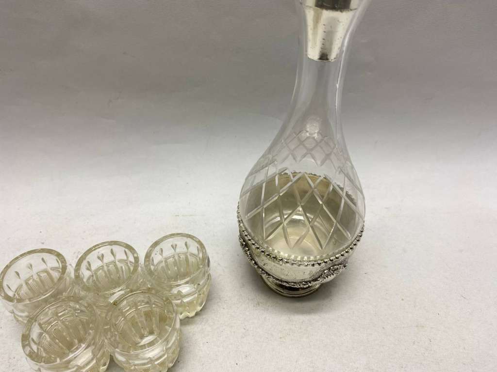 Графин + 5 стопок, стекло