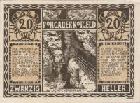 (№1920) Банкнота Австрия 1920 год "20 Heller"