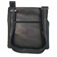 (П-16а/63-01) Планшет мужской "Александр" Натуральная кожа, 1 большое отделение и 2 кармана на молни