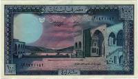 () Банкнота Ливан 1964 год 100  ""   UNC