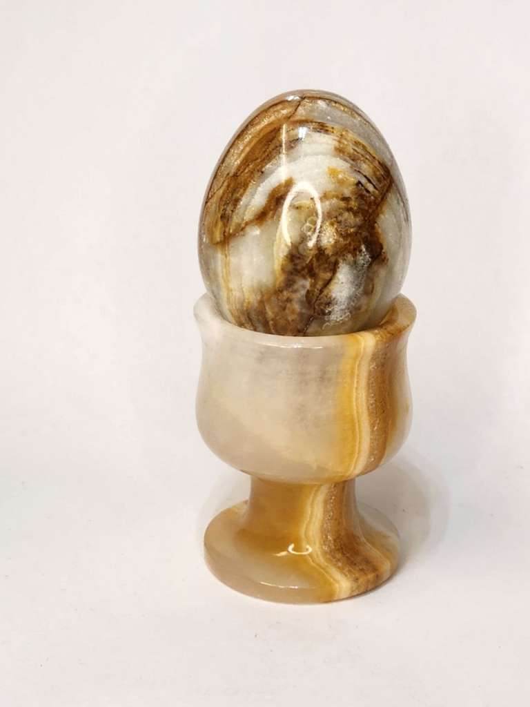Сувенир статуэтка оникс Рюмка и Яйцо