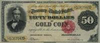 (№1882P-260b.9) Банкнота США 1882 год "50 Dollars"