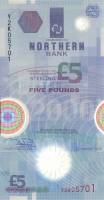 (№2000P-203b) Банкнота Северная Ирландия 2000 год "5 Pounds Sterling"