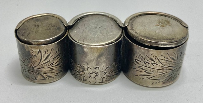 Монетница для серебряных монет 10 15 20 копеек, Царская Россия, серебро, 84 проба, 24 грамма