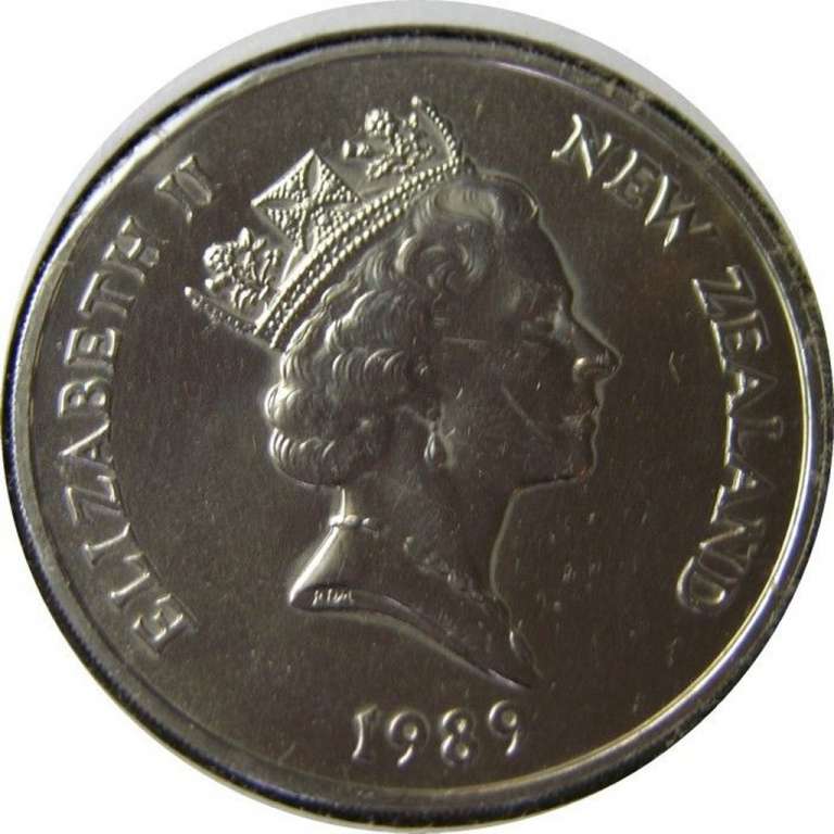 (1989) Монета Новая Зеландия 1989 год 1 доллар &quot;XIV Игры Содружества. Бегун&quot;  Медь-Никель  UNC