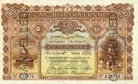 (№1908P-5) Банкнота Занзибар 1908 год "50 Rupees "Занзибарская рупия"