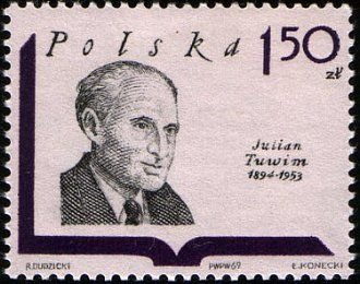 (1969-085) Марка Польша "Ю. Тувим"   Писатели III &Theta;