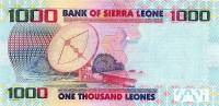 Банкнота Сьерра-Леоне 04.08.2013 год 1 000 леоне Баи Буре   UNC