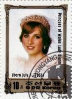 (1984-149) Марка Северная Корея "Принцесса Уэльская Леди Диана"   Портреты правителей Европы III O