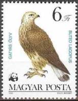 (1983-036) Марка Венгрия "Мохноногий канюк"    Охраняемые хищные птицы II Θ