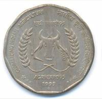 () Монета Индия 1995 год 2  ""   Медь-Никель  AU