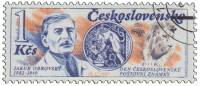 (1987-050) Марка Чехословакия "Д. Обровский"    День почтовой марки III Θ