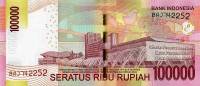 (,) Банкнота Индонезия 2014 год 100 000 рупий    UNC