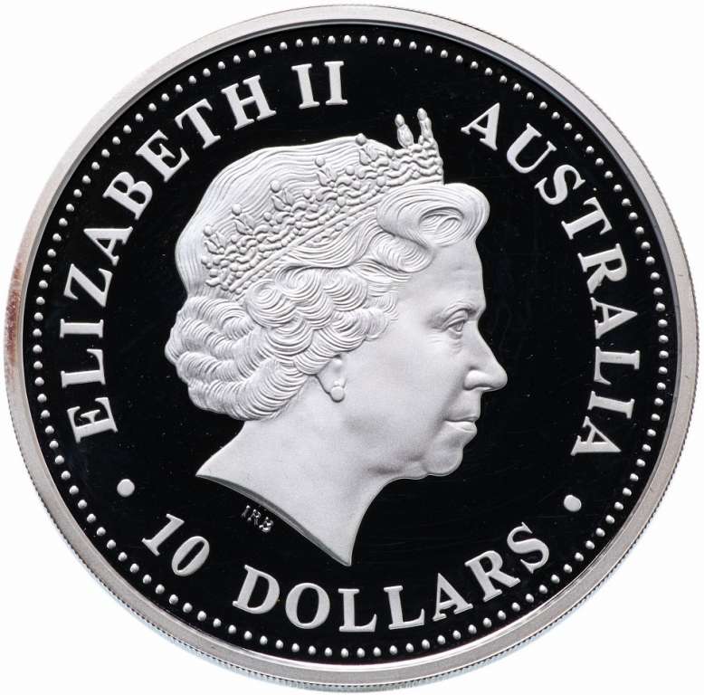 (2004) Монета Австралия 2004 год 10 долларов &quot;Эволюция чисел&quot;  Серебро Ag 999  Коробка