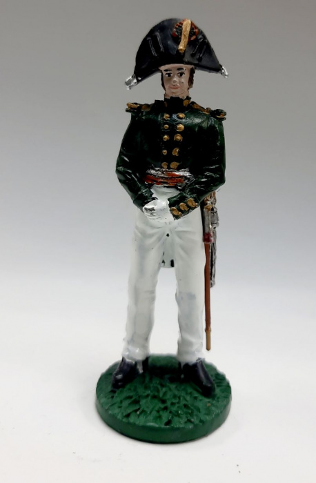 Оловянный солдатик &quot;Обер-офицер карабельного экипажа, 1810-1812 гг.&quot;