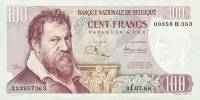 (№1969P-134a.10) Банкнота Бельгия 1969 год "100 Francs"