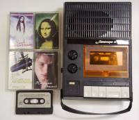 Кассетный магнитофон плеер Легенда П 405 Т СССР и 5 аудиокассет