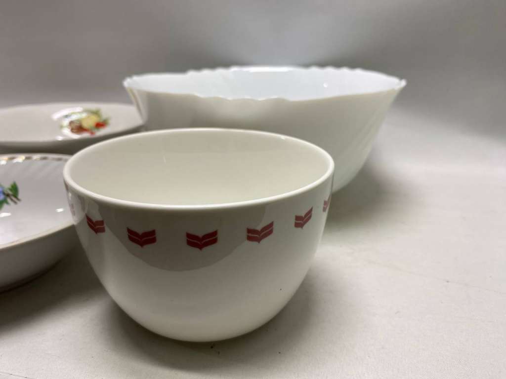 Салатник 4 шт стеклокерамика фарфор