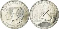 (2007) Монета Испания 2007 год 12 евро "Римский договор 50 лет"  Серебро Ag 925  UNC
