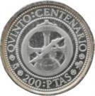 () Монета Испания 1989 год 200  ""   Биметалл (Серебро - Ниобиум)  UNC