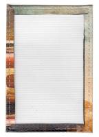 Обложка для проездного (Полимер) Принт "Красный ретро-автомобиль", Пастельные тона