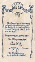 (№1920) Банкнота Австрия 1920 год "10 Heller"