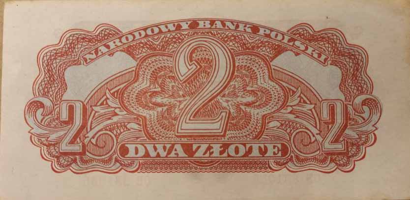 (1944) Банкнота Польша (Советская администрация) 1944 год 2 злотых    XF
