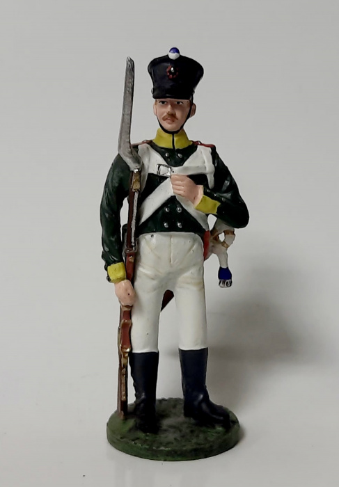 Оловянный солдатик &quot;Рядовой московского гарнизонного полка, 1812 г.&quot;