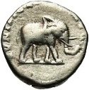 (№ (Без даты) ) Монета Римская империя 1970 год 1 Denarius