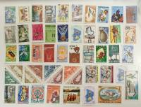 Смесь годов--  Набор марок Чад 50 шт.  Негашеные , III O