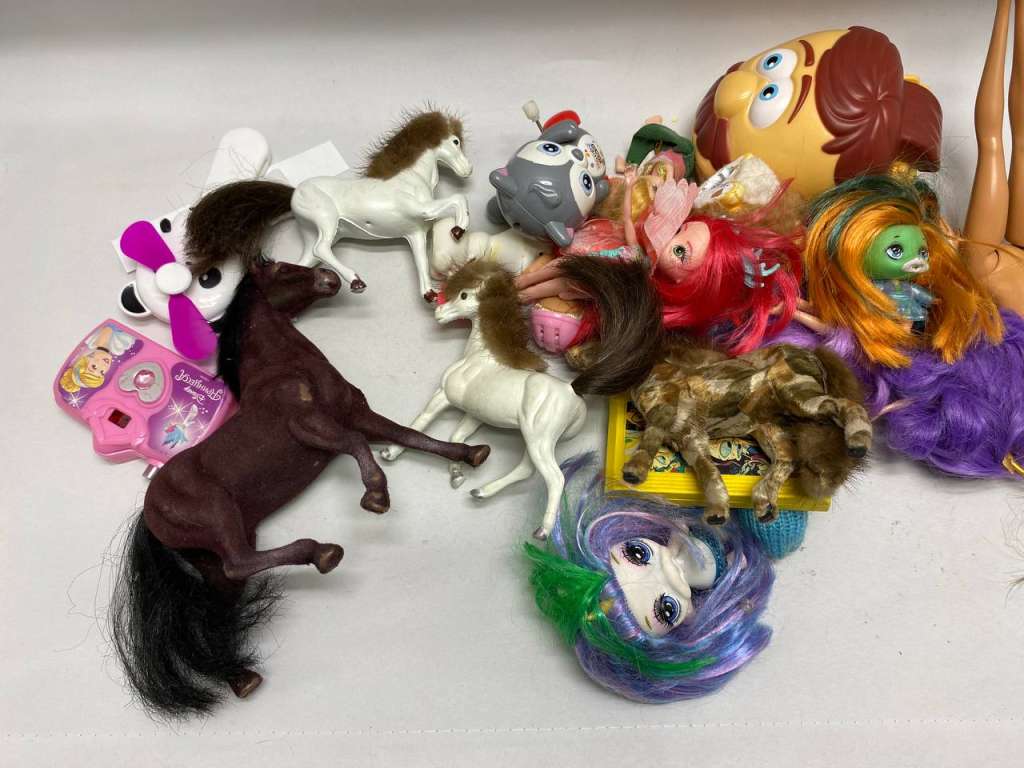 Игрушки детские лошадь, кукла разных размеров
