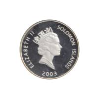 () Монета Соломоновы Острова 2003 год 25 долларов ""  Серебро Ag 999  PROOF