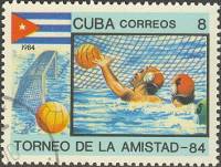 (1984-063) Марка Куба "Водное поло"    Игры содружества Соцстран, Гавана III Θ