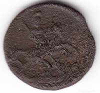 (1759) Монета Россия-Финдяндия 1759 год 1/4 копейки   Полушка Медь  XF