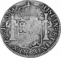 (№1840km118) Монета Филиппины 1840 год 8 Reales
