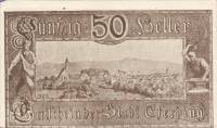(№1919) Банкнота Австрия 1919 год "50 Heller"