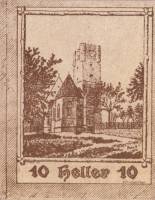(№1920) Банкнота Австрия 1920 год "10 Heller"
